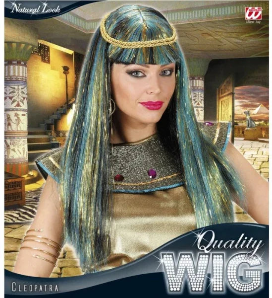 Peluca de Cleopatra Morena con Mechas COMPLEMENTOS Widmann